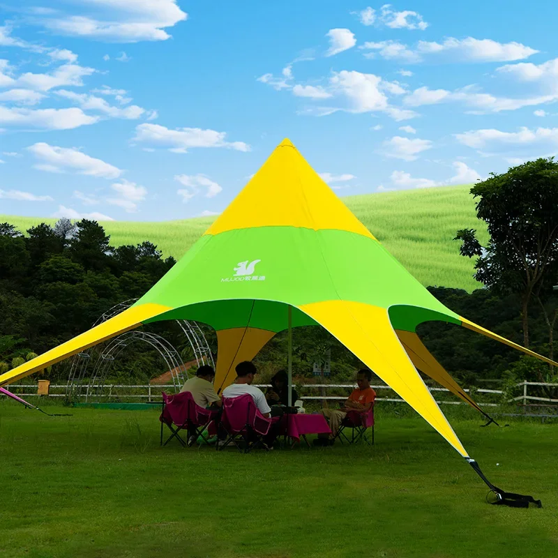 

Tent Lotus oversized camp outdoor camping sun protection awning