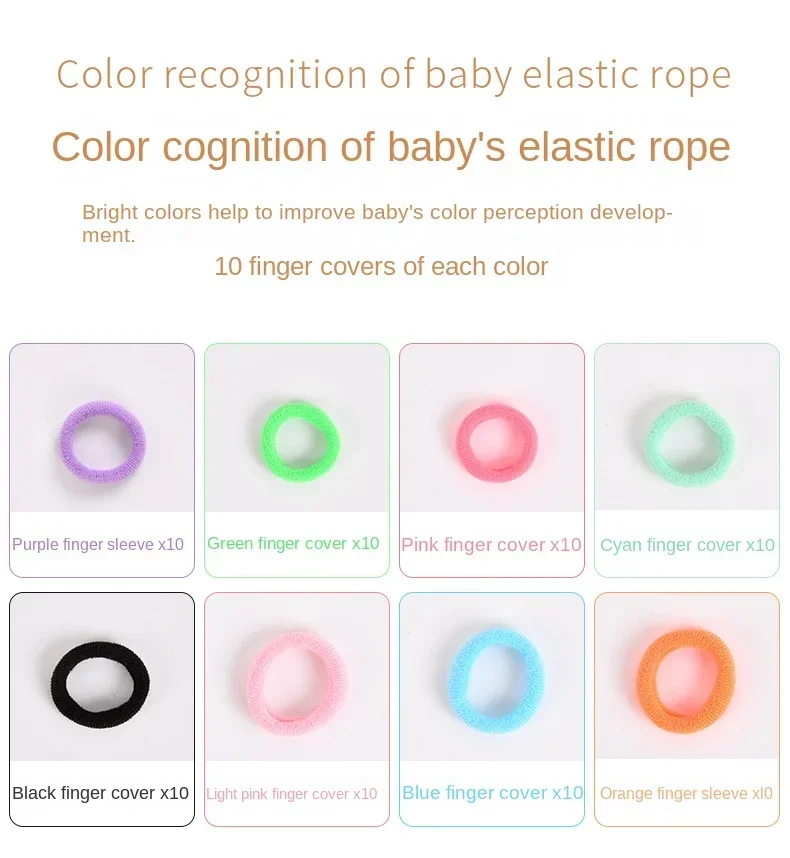 Kinder Montessori Spielzeug Frühe Pädagogische Finger Ring Spiel Elastische Bänder Farbe Erkenntnis Denken Ausbildung