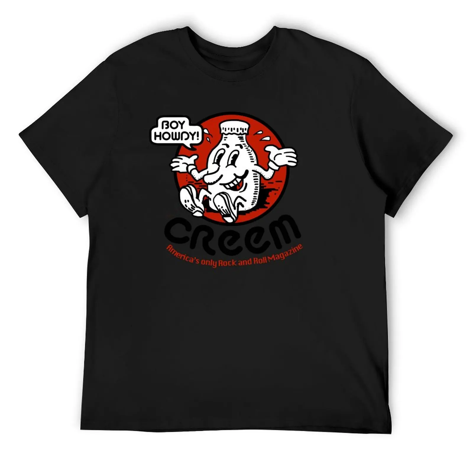 

Old Creem Magazine T-Shirt sports fans plain cotton graphic tees oversized t shirt men