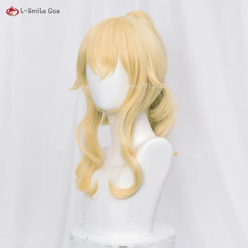 أنيمي على غرار Wind God Knights، جين جولدن مع تسريحة شعر على شكل ذيل حصان، مناسبة لحفلات الهالوين وعيد الميلاد