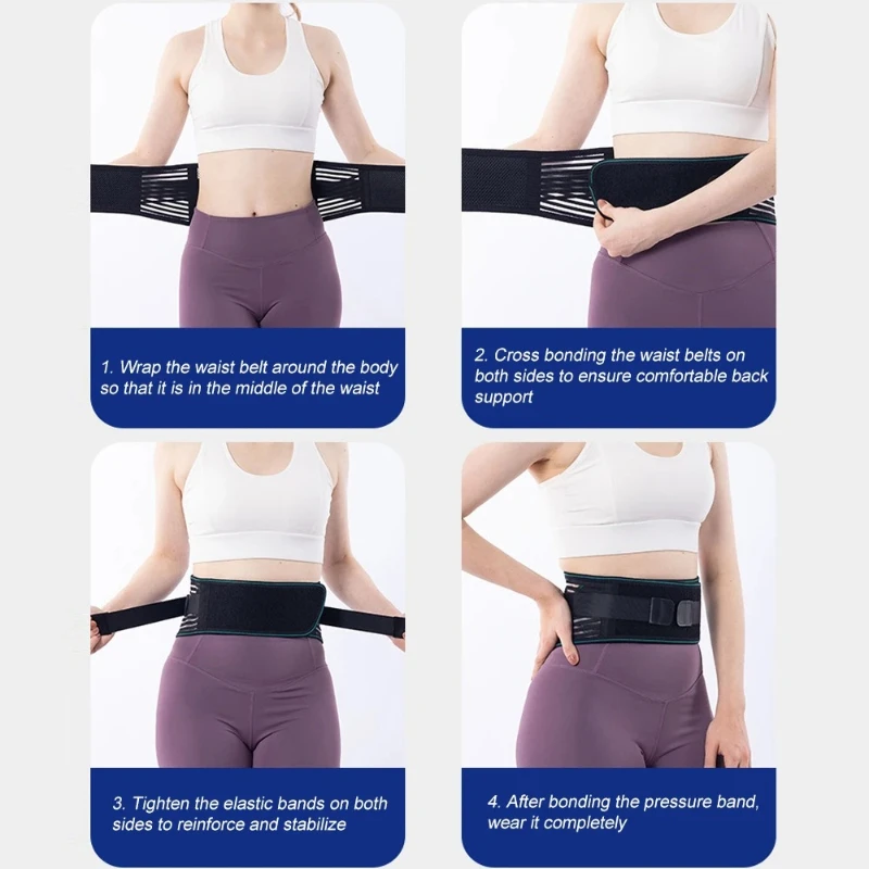 1PCS Sports Waist Support Lower Back Brace Designed Alleviate Sciati Nerve Painfeaturing Breathable Summer Design Perfect Sports