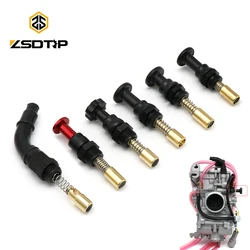 ZSDTRP Cold/Hot Start Valve for Keihin FCR MX Carburetor Starter Valve Comp Cable Operated Choke Assembly for Honda CRF 250 450X