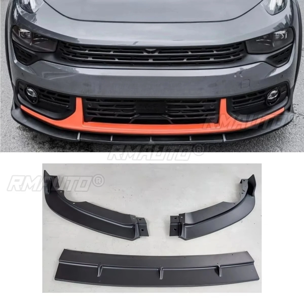 

Передний бампер автомобиля, разделитель губ, диффузор, спойлер, матовый черный комплект кузова для LYNK & CO 03, защита бампера, автомобильные аксессуары