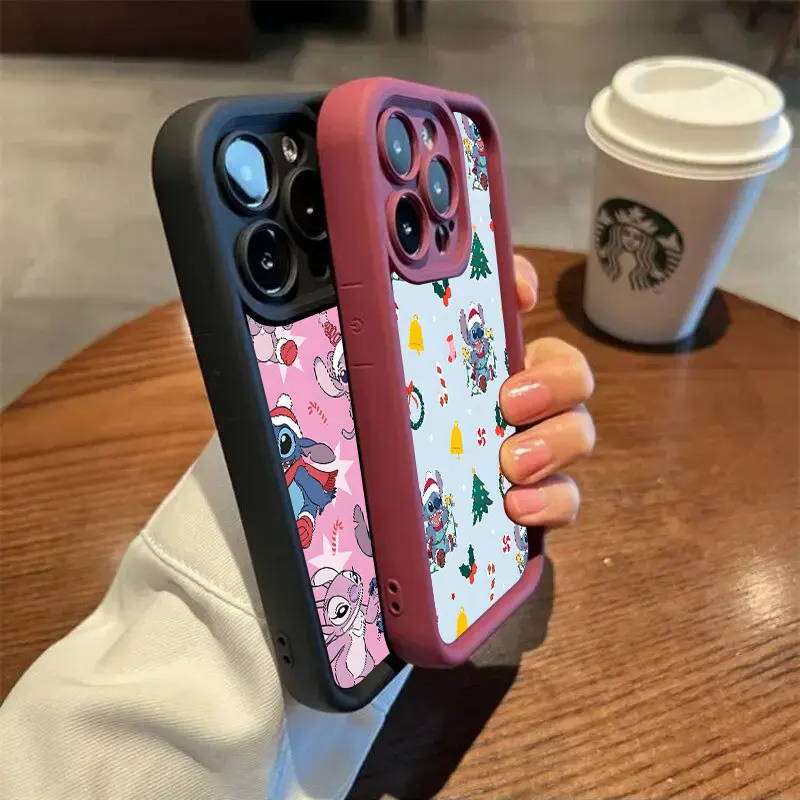 เคสโทรศัพท์ลายคริสต์มาสพร้อมตุ๊กตาหิมะ S25FE สำหรับ Samsung Galaxy S25 S24 S23 S22 S21 S20 FE Ultra Plus Note20 ป้องกันการกระแทก
