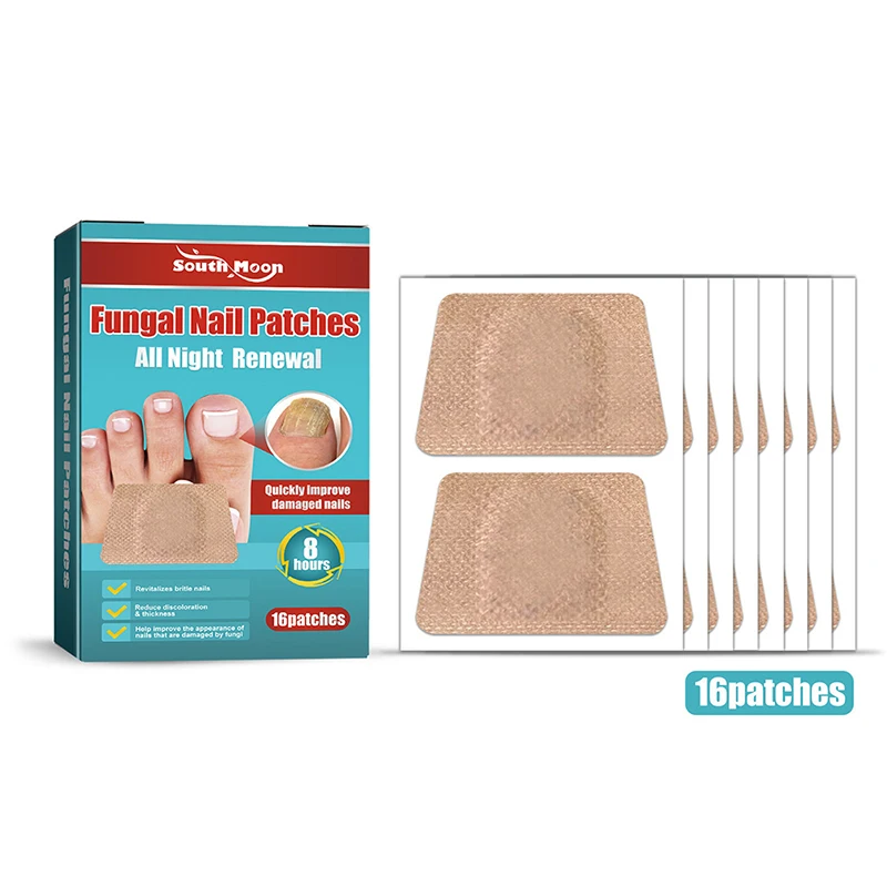 Unha Fungal Tratamento Patch, Anti Correção Fungosa Adesivos, Ingrown Toenail Care, Paroníquia Anti Infecção Reparação, 16Pcs