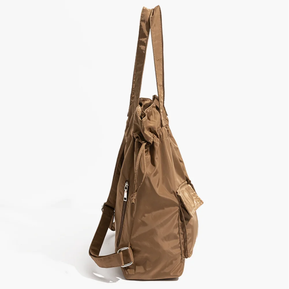 حقيبة قماش نايلون يابانية متخصصة، حقيبة كتف مفردة جديدة راقية لعام 2025، حقيبة الأم ذات سعة كبيرة، حقيبة ظهر كاجوال متعددة الاستخدامات