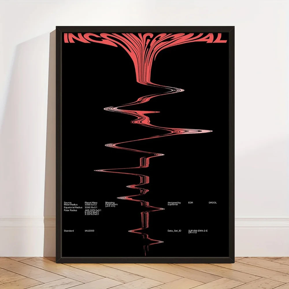 Vintage Abstract Classic Posters Retro Mind Maze Print Mid Century Wall Art Canvas Painting for Club Living Room Home Decor
