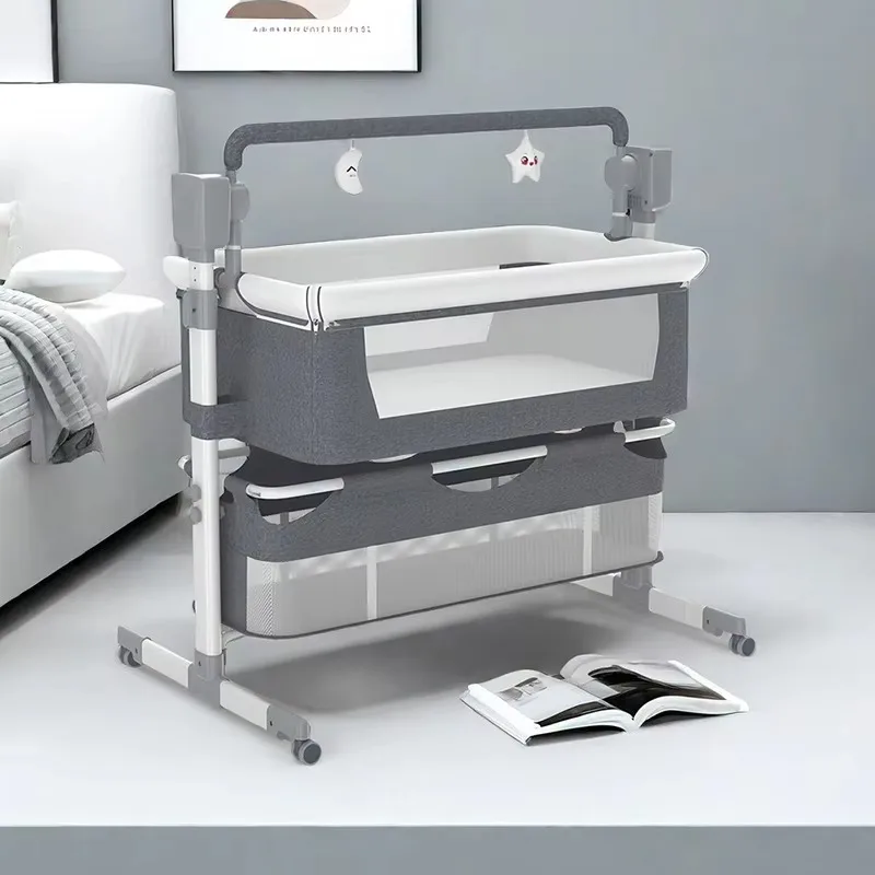 2026 Modern Electric Child Cradle Bed Baby Rocking Crib Newborn Soothing Rocking Chair Features New Design For Comfortable Coax