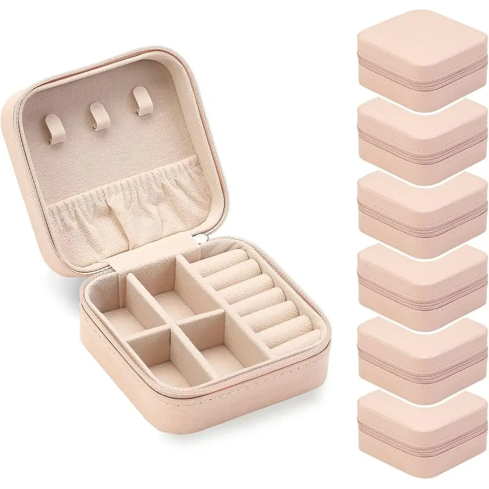 Travel Jewelry Case, Mini Portable Jewelry Boxes, Small Organizer for Rings, Earrings, Pendants, Watches, Necklaces, Lipsticks S