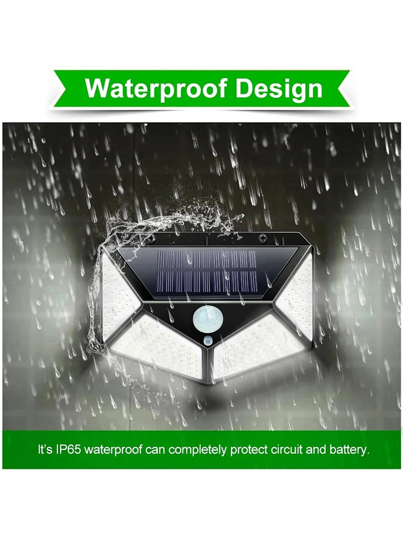 Multifunctional Solar Lamp Outdoor Garden Decoration Solar Led Light Waterproof Sunlight Powered Spotlight with Motion Senso