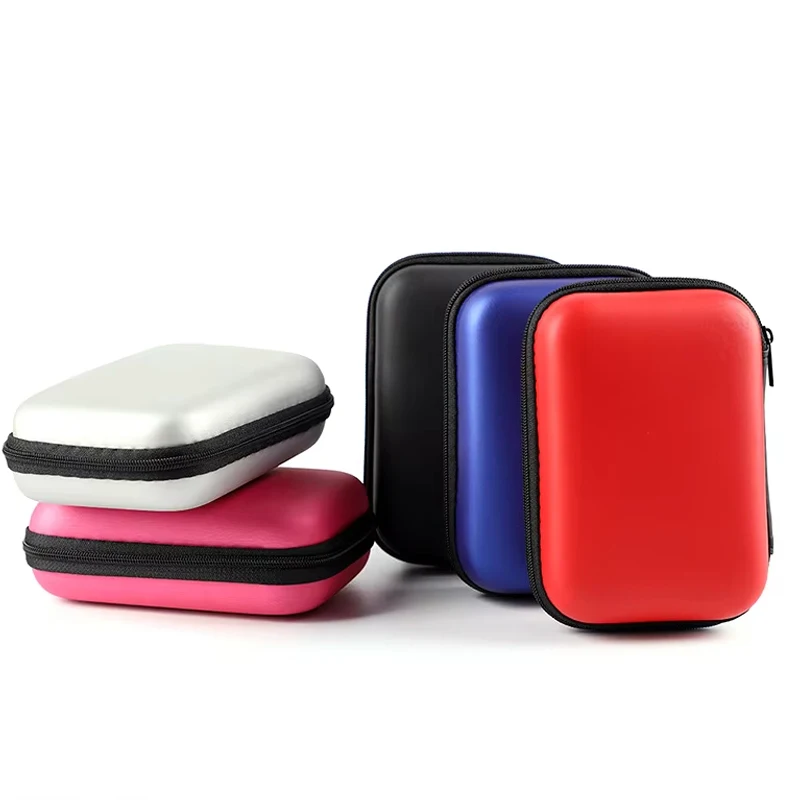 Portable Hard PU Bag For SanDisk PSSD E30/E60/E61 250GB/500GB/1TB/2TB V2 Extreme SSD SDSSD Carrying Case Data Cable Organizer