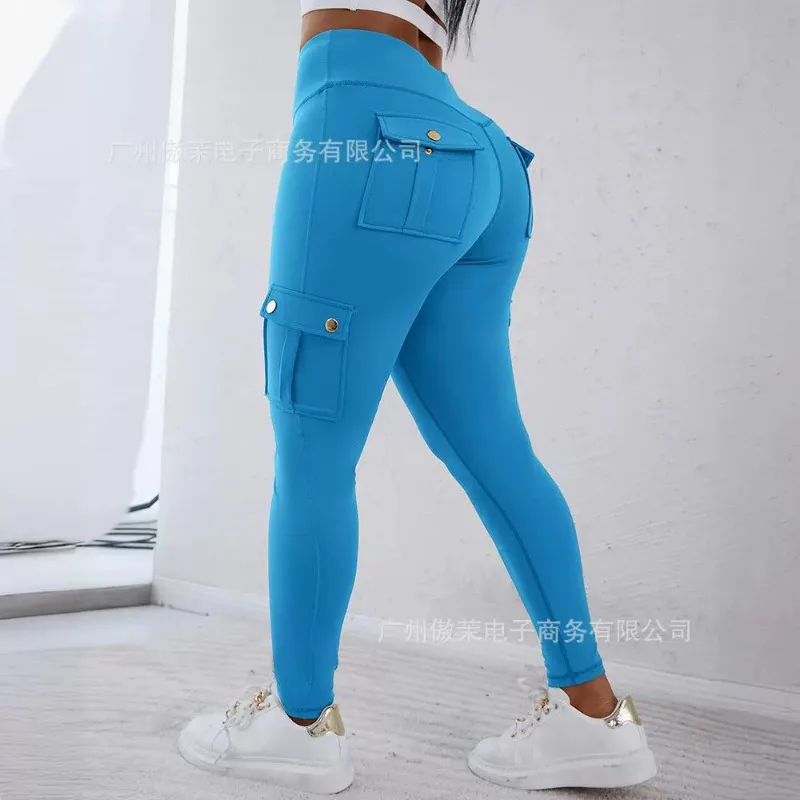 

Independent Design New Products 2024 Spring Summer Women's Clothing Solid Color High Elastic Tight Yoga Pants Quick-Drying Runn