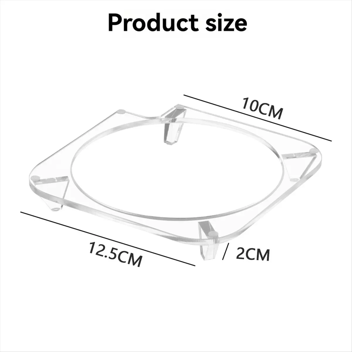 Suitable For Mac Mini 2024 Desktop Storage Base for Apple M4 Host Acrylic Heat Dissipation Desktop Stand