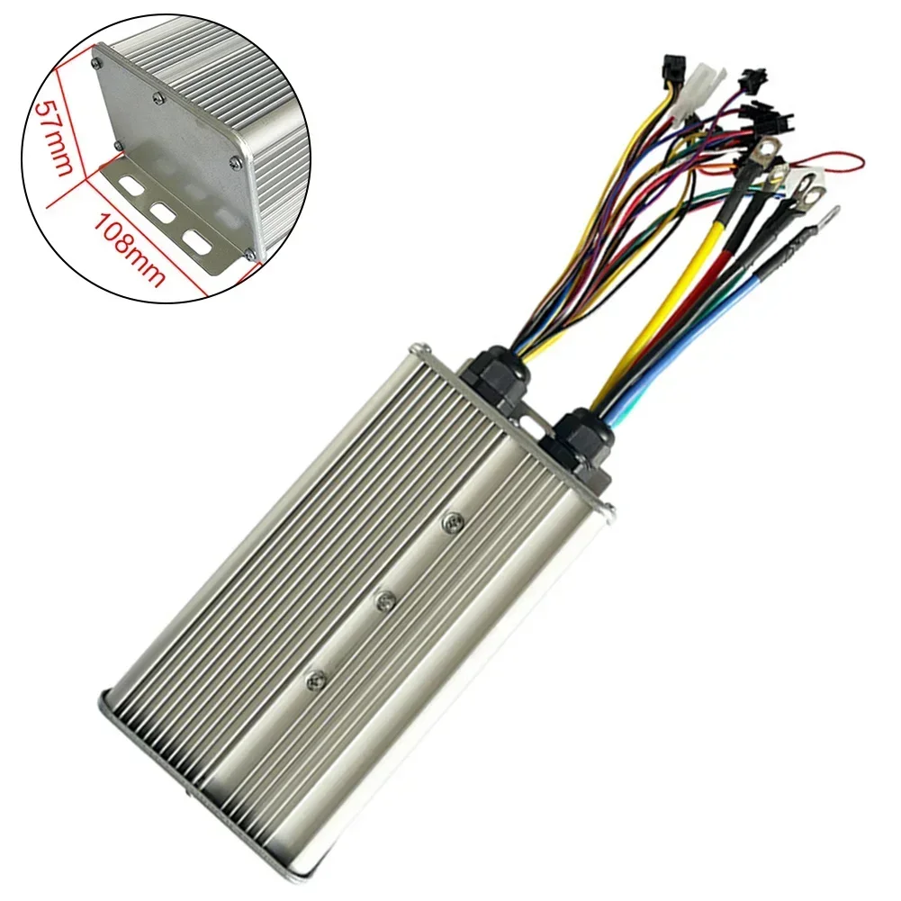 48V-72V JN-60A 1000W-3000W Motor Dual Controller For Electric Bicycle Scooter Bicycle Scooter Lithium Electric Modification Part