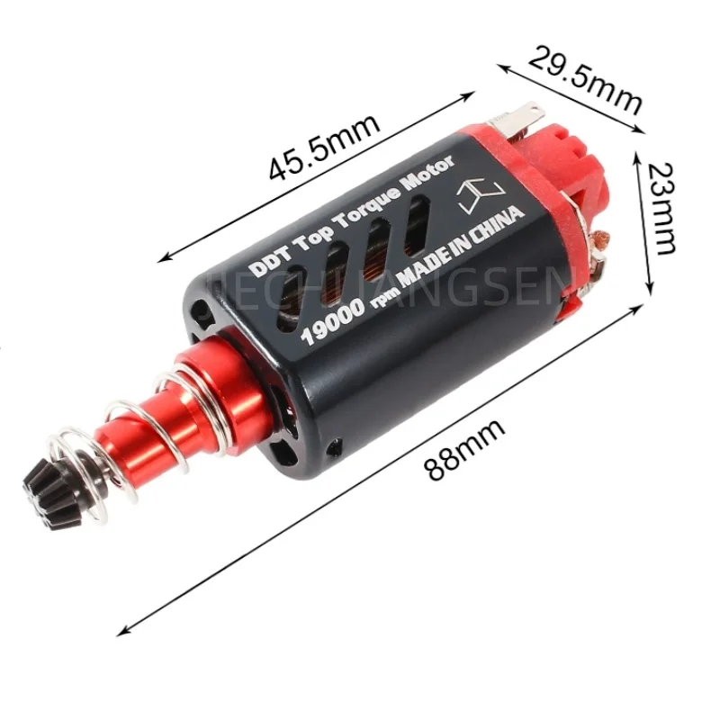 Imagem -02 - Ndfeb Ndfeb Motor de Engrenagem de Aço Magnético Eixo Longo 480atm Alto Torque Baixa Velocidade 11.1v19000rpm