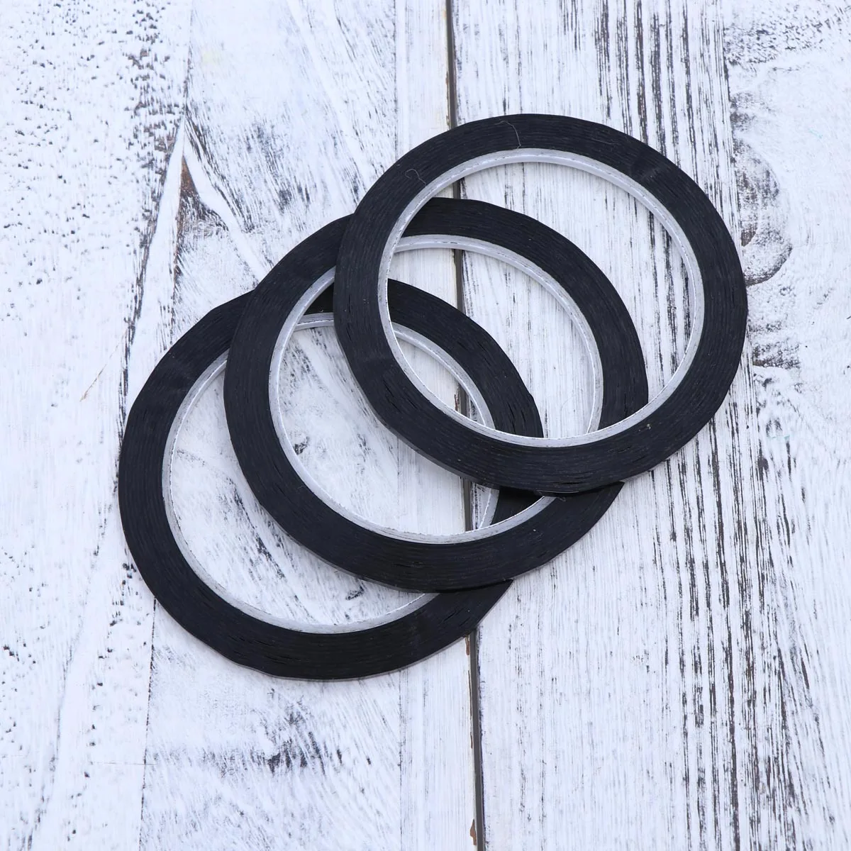 6 قطعة 3 مللي متر عرض 66Ft شريط تحديد الشبكة السوداء لتخطيطات الرسم البياني للسبورة البيضاء تصميم حرفي أشرطة فنية جرافيك ذاتية اللصق