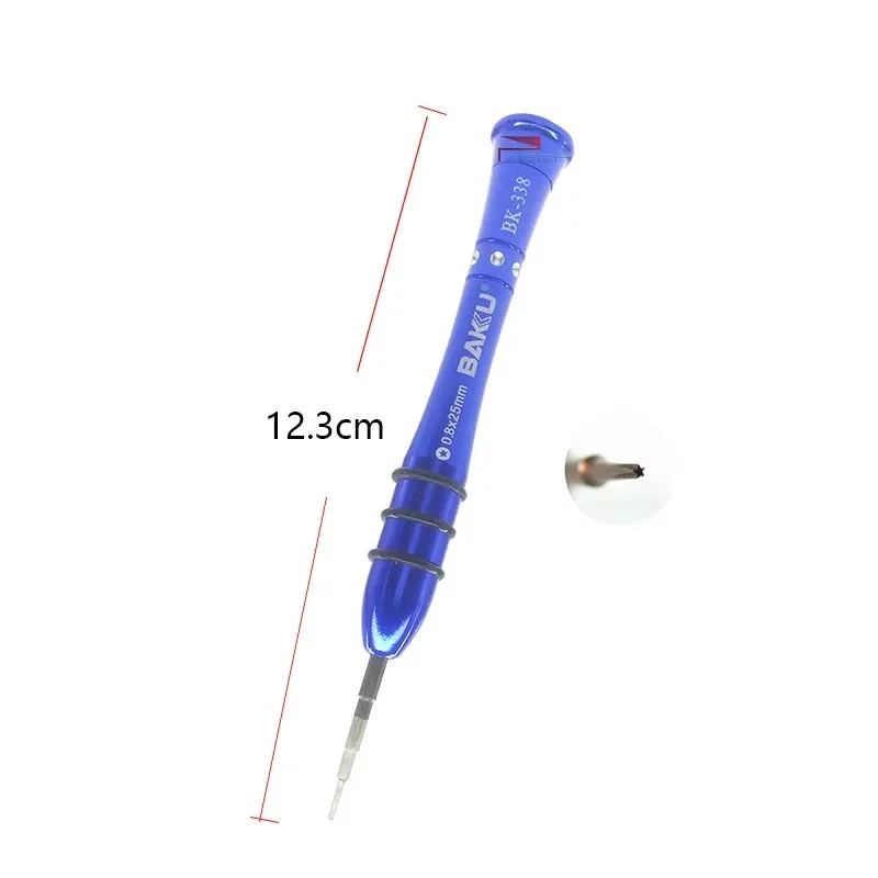 Professional Precision Screwdriver BAKU BK-338 for iPhone 7 Plus 6 6S 5S Repair Tools 5 Point Star Pentalobe 0.8mm Screw Driver