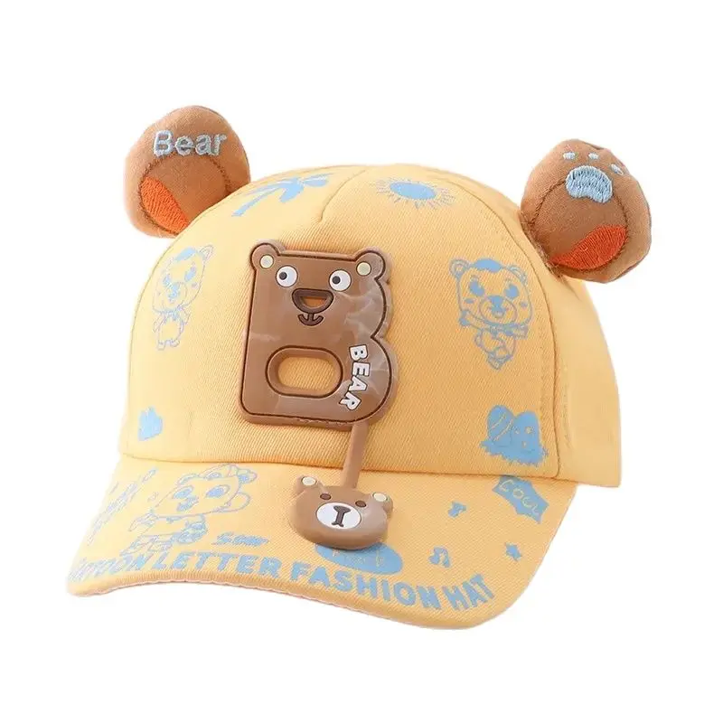 Cotton Cartoon Animal Casquette Baseball Cap Adjustable Snapback Hats for Children Boy and Girl 07