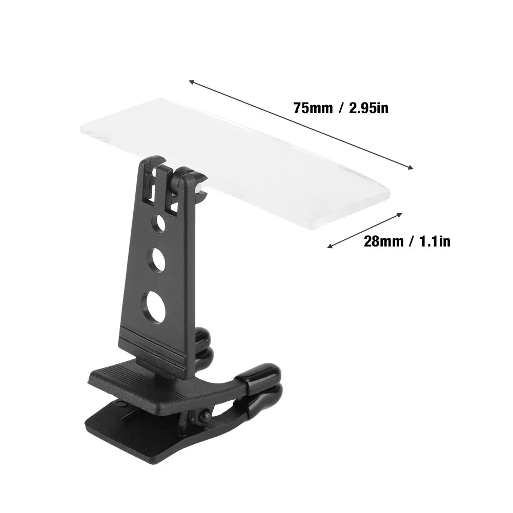 Clip on Magnifier 1.5x 2.5x 3.5x Magnification Plastic Case Clip on Glasses Type Magnifier Magnifying Glass Plastic Magnifier