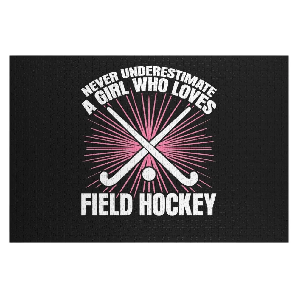 

Field Hockey Hockey Player Jigsaw Puzzle Jigsaw For Kids Personalized For Kids Wooden Adults Personalize Puzzle