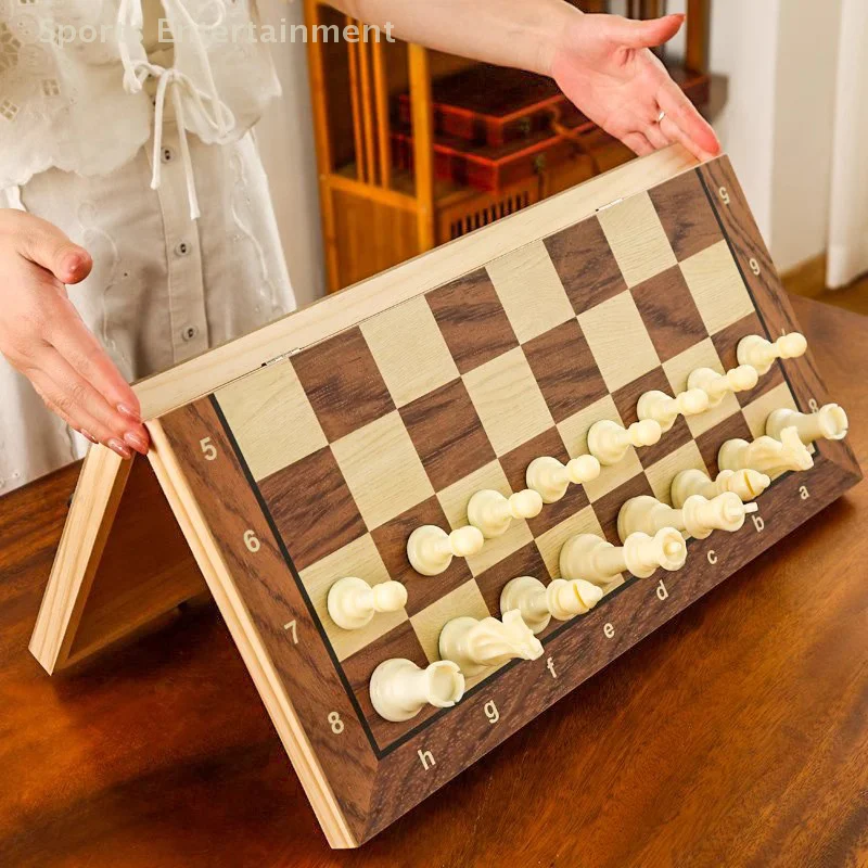 29x29cm 3 w 1 szachy Chekers Backgammon rozwijające strategiczne myślenie szachy drewniany zestaw najlepsze prezenty drewniana gra planszowa dla chłopców dziewcząt