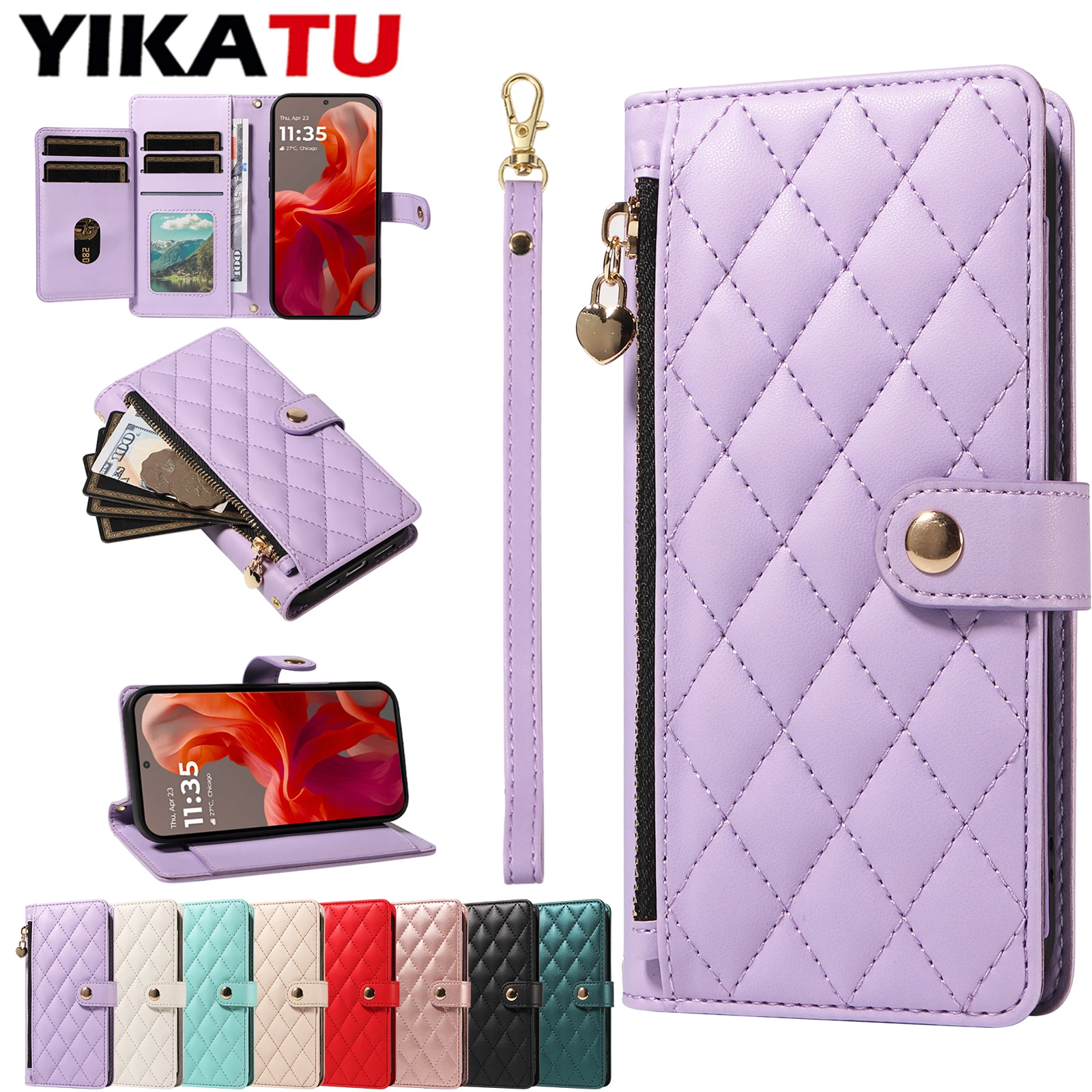 

Wallet Case For Motorola MOTO G04 G05 G14 G15 G24 G34 G35 G45 G54 G55 G64 G75 G84 G85 G86 E14 Edge 60 Pro Fusion Edge 5G 2025