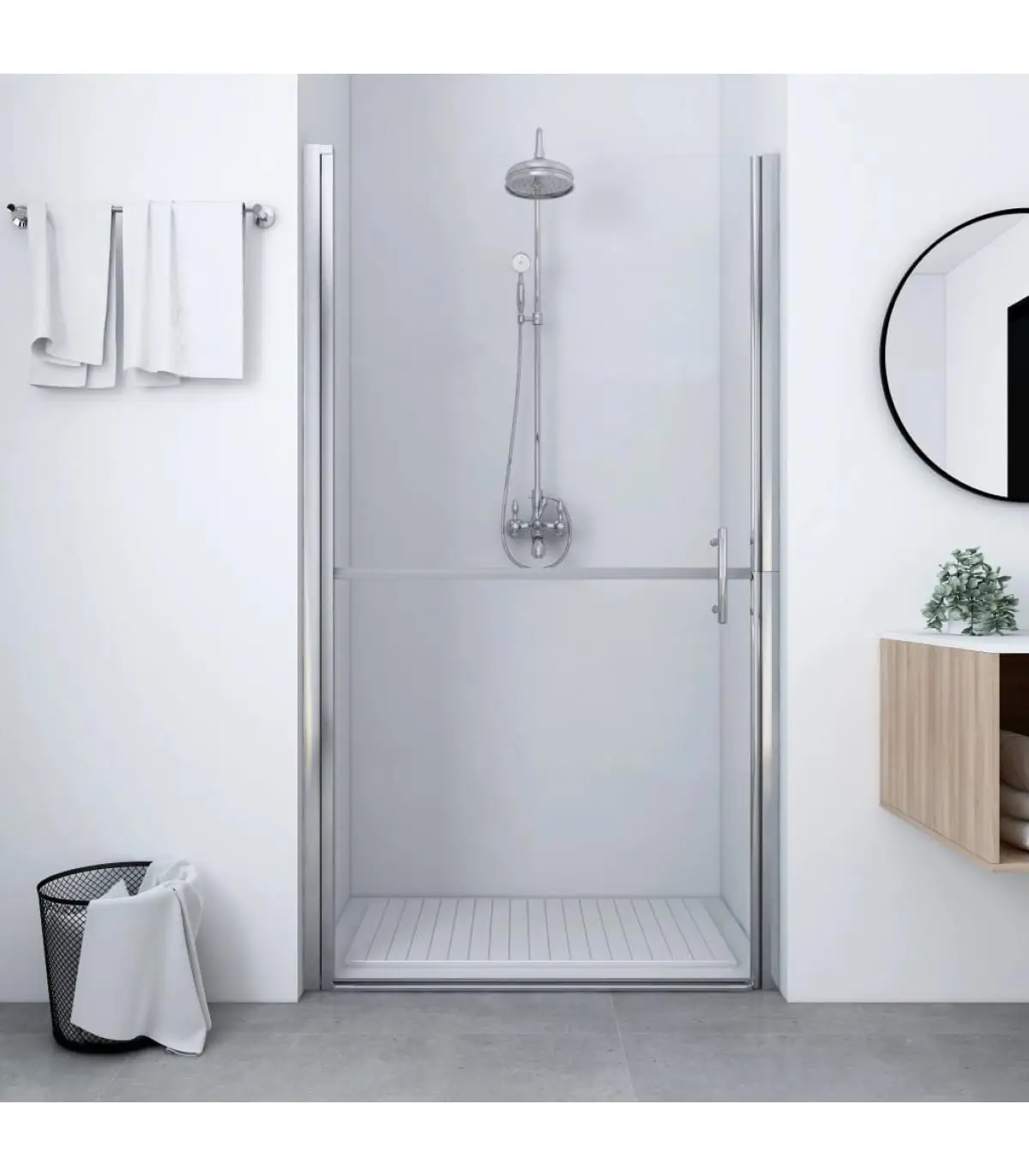 Shower doors tempered glass shower door 91x195 cm