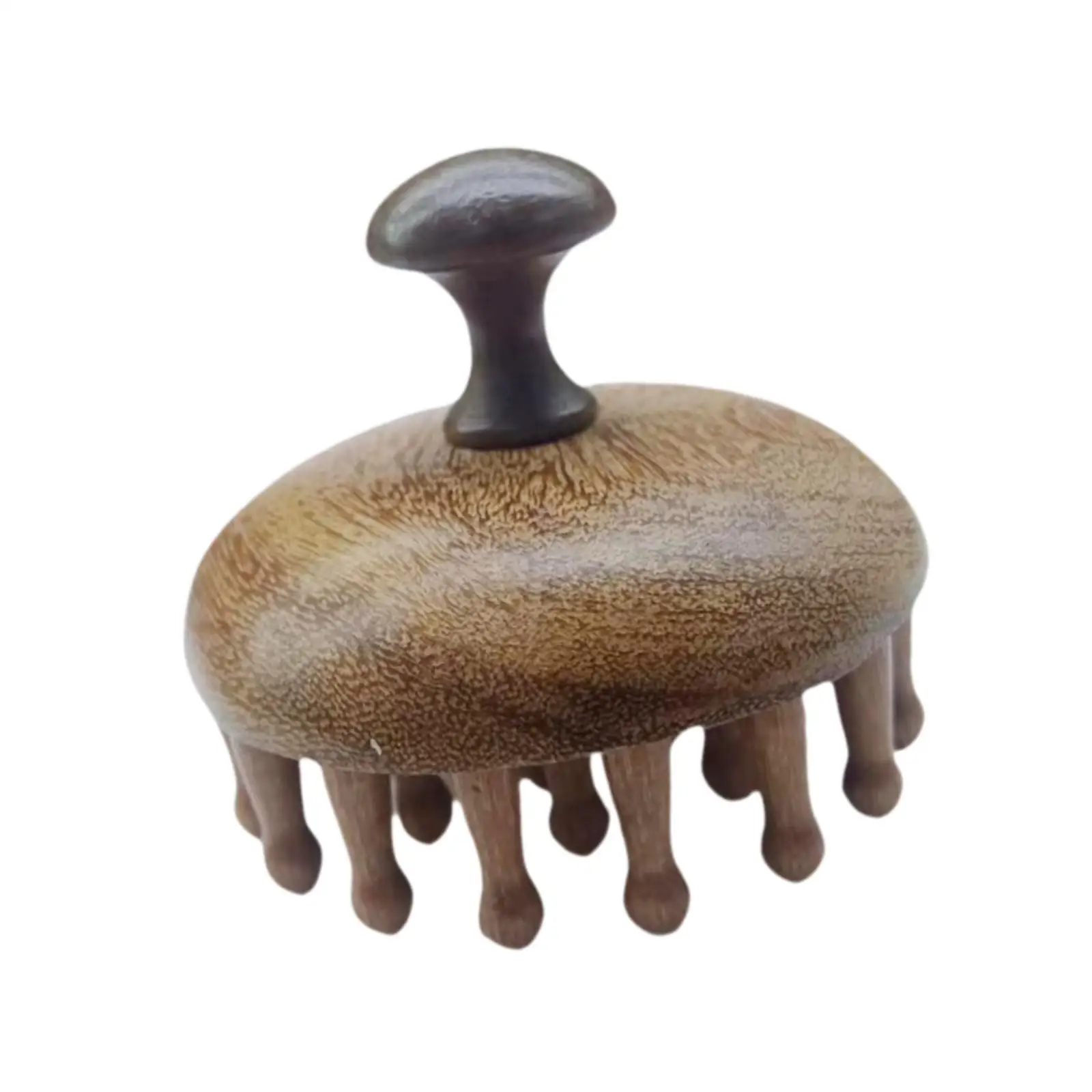 나무 두피 마사지 빗, 머리 마사지 빗, Guasha 도구, 둥근 넓은 치아 머리 나무 브러시, 성인 여성 남성을위한 헤어 브러시