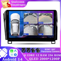 Android 14 For Toyota Tundra XK50 2007 - 2013 Sequoia XK60 2008 - 2017 Multimedia Qualcomm Viedo Player Navigation Stereo 4GLTE