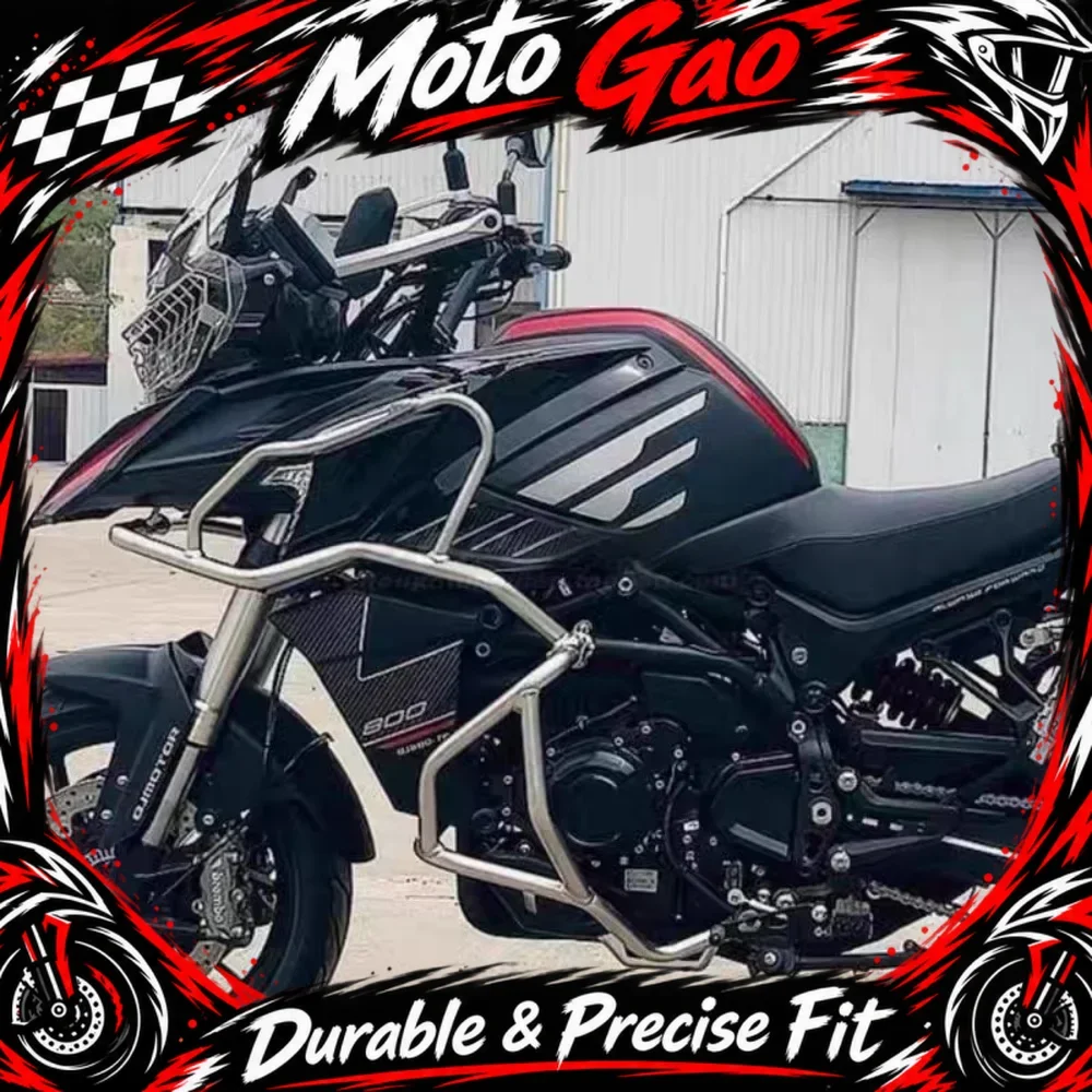 Suitable for QJMOTOR SRT800 motorcycle modification: upper and lower bumper guards, fuel tank anti-fall guards, engine guards.