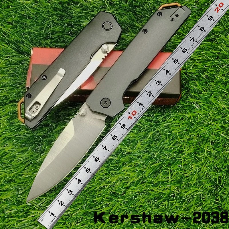 

2038 Tactics Blade D2 Folding Pocket Outdoor Camping Survival Knife Sharp Portable Knives Utility Fruit Self-defense EDC Tools