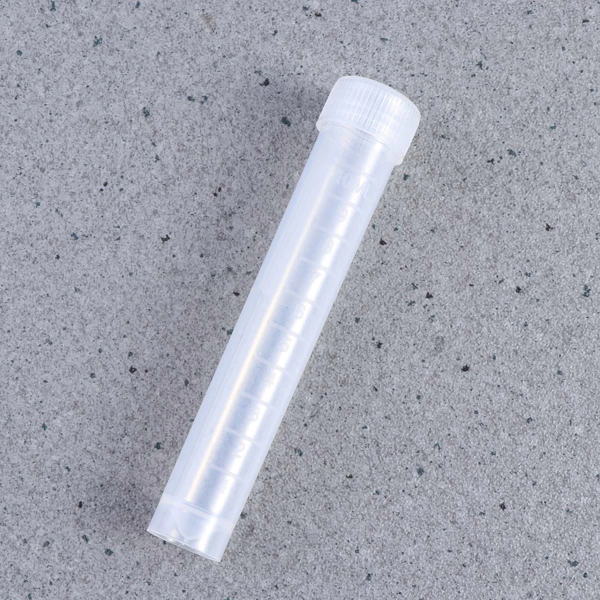 

20pcs 10 ml Plastic Test Tubes Vial Seal Container with Scales for Hospital School Educational (As Shown)