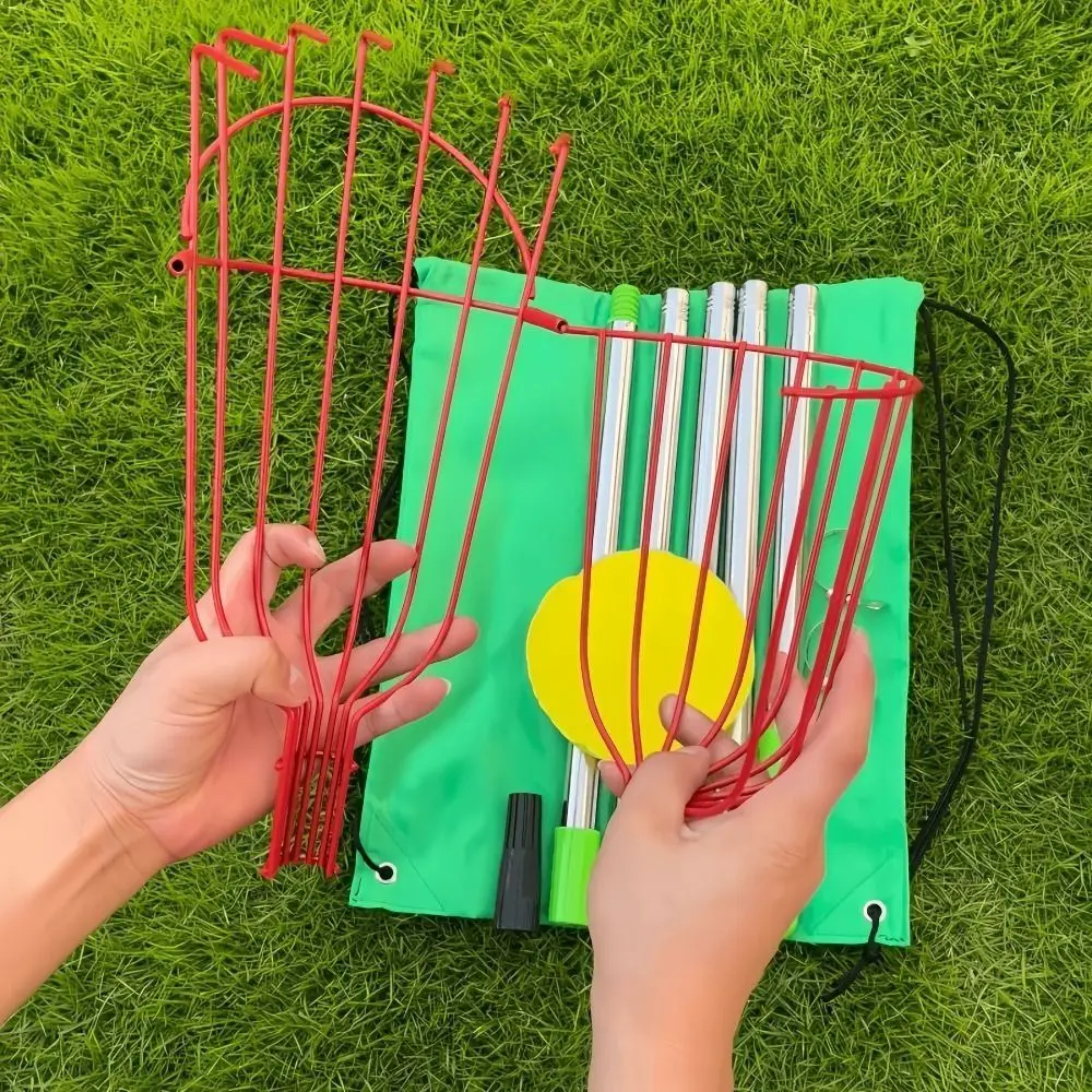 

Удобный садовый инструмент для сбора фруктов с корзиной, удлиненная ручка, экономия усилий, для работы на высоте, съемный металлический сборщик фруктов для фермы