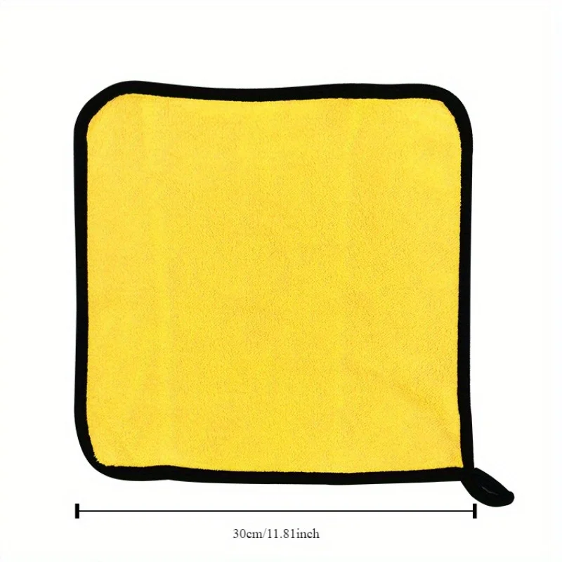 5/10 قطعة 30*30 سم اضافية لينة غسيل السيارات منشفة من الألياف الدقيقة تنظيف السيارات تجفيف القماش العناية بالسيارات القماش بالتفصيل منشفة غسيل السيارات #5