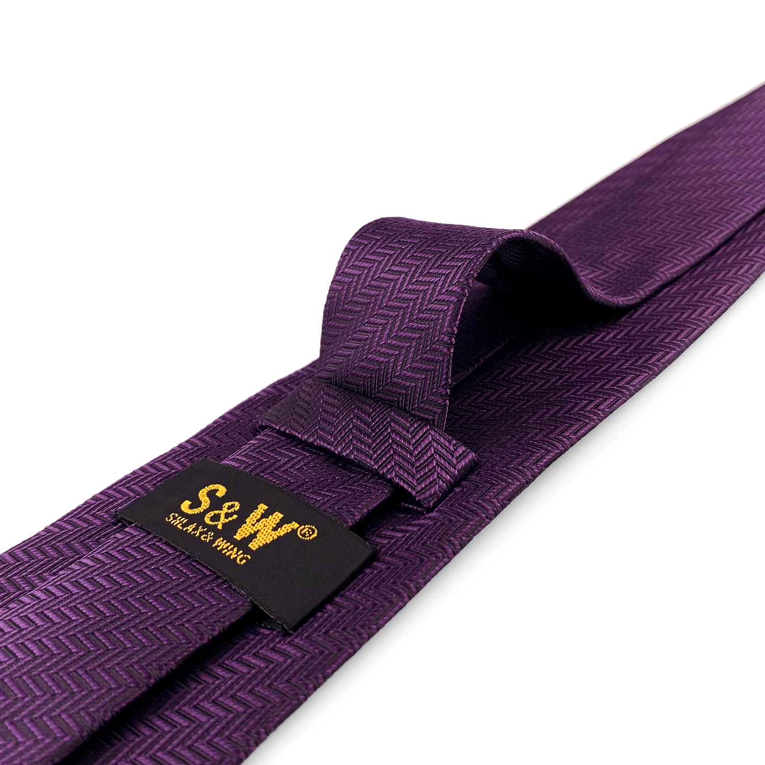 Conjunto de gravata roxa sólida masculina c11, gravatas clássicas para casamento, acessórios para vestido, tamanho extra longo