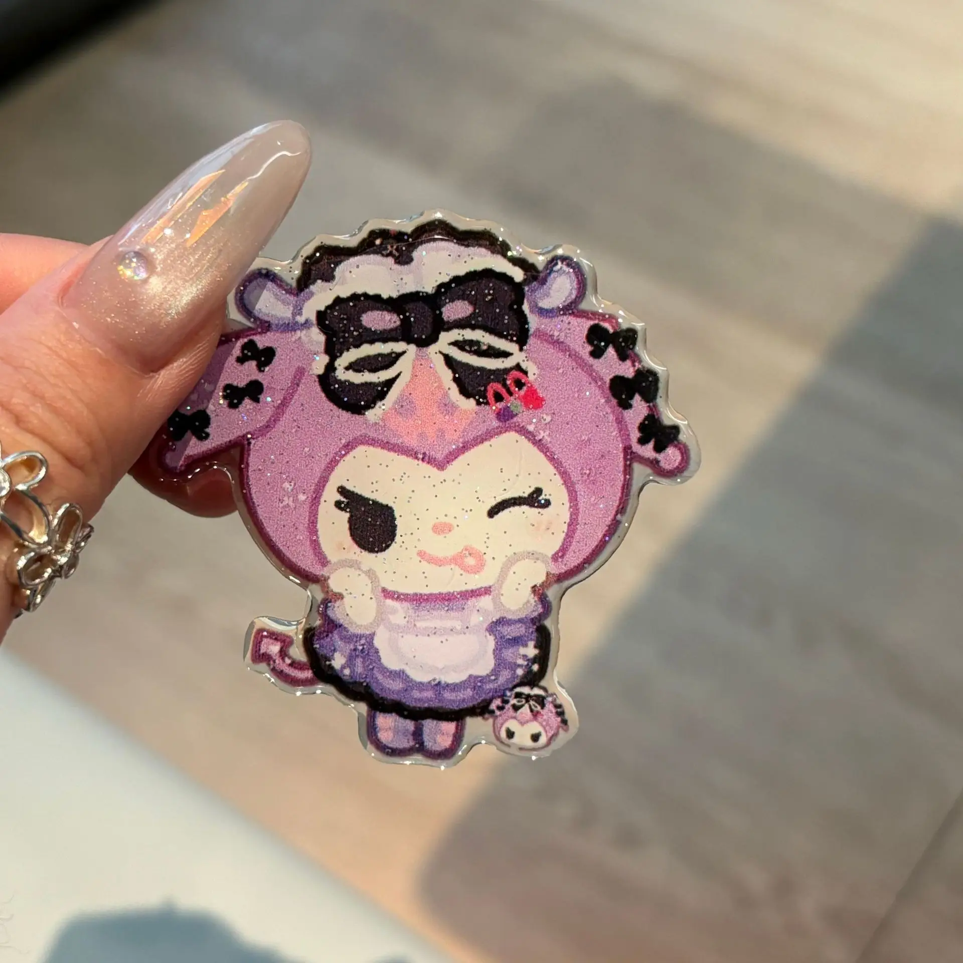 Ballet Wish Me Mell Sanrio Acrylic DIY Accessories Handmade Phone Stand Brooch Backpack Decor Craft Supplies - view 2