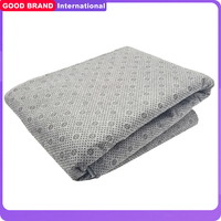 100*180cm Plum Blossom Pattern Vinyl Rubber Non Slip Felt Fabric For Diy Carpet Floor Mats Car Seat Cushion Anti-slip Material
