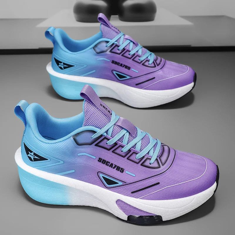 

Men's sports shoes, lightweight carbon plate racing running shoes, winter shock absorption, anti slip, wear-resistant, breathabl