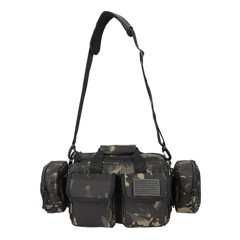 Lichtgewicht en draagbare multifunctionele gereedschapsset Camouflage cameratas Reizen Sport Wandelen Enkele schouder diagonale tas