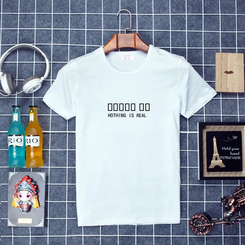 

Футболка Harajuku Sle ort Sve в стиле Soft Girl, модная уличная одежда, с круглым вырезом, из смеси хлопка и полиэстера, с принтом, повседневного кроя.