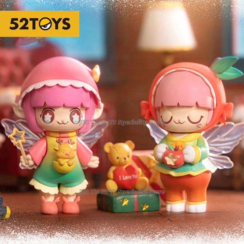 52 لعبة كيمي ميكي رائعة أتمنى ليلة سلسلة صندوق أعمى تمثال لطيف فتاة عمل الشكل لعبة Kawaii نموذج هدايا عيد الميلاد