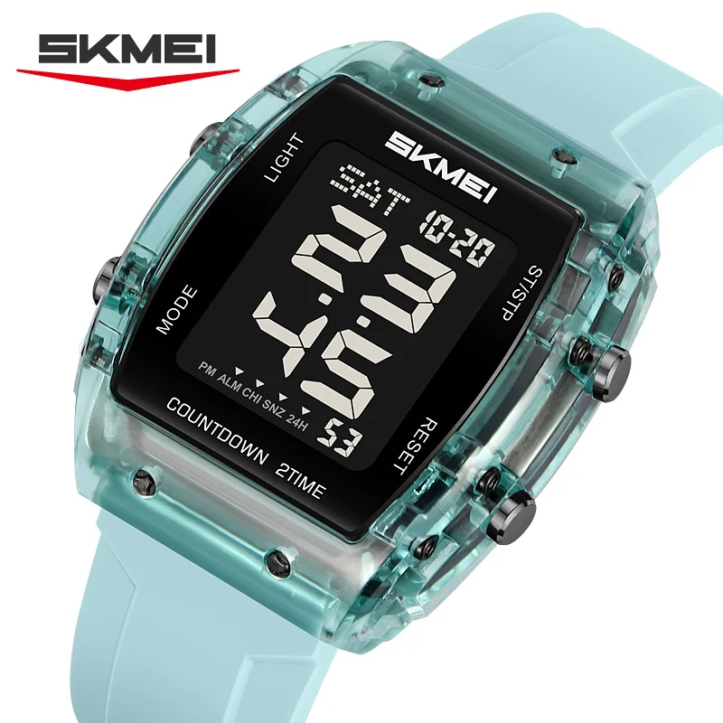 

SKMEI повседневные многофункциональные хронографы водонепроницаемые электронные часы спортивные цифровые наручные часы для мужчин женщин часы-будильник