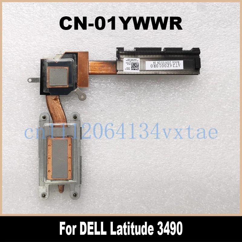 01YWWR For DELL Latitude 3490 Fan Heatsink Copper Tube CN-01YWWR 1YWWR