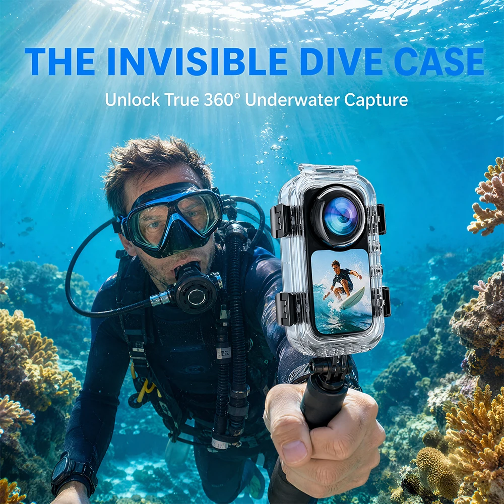 Invisible Dive Case for Insta3 - огляд і ціна Fishing Boat Cover