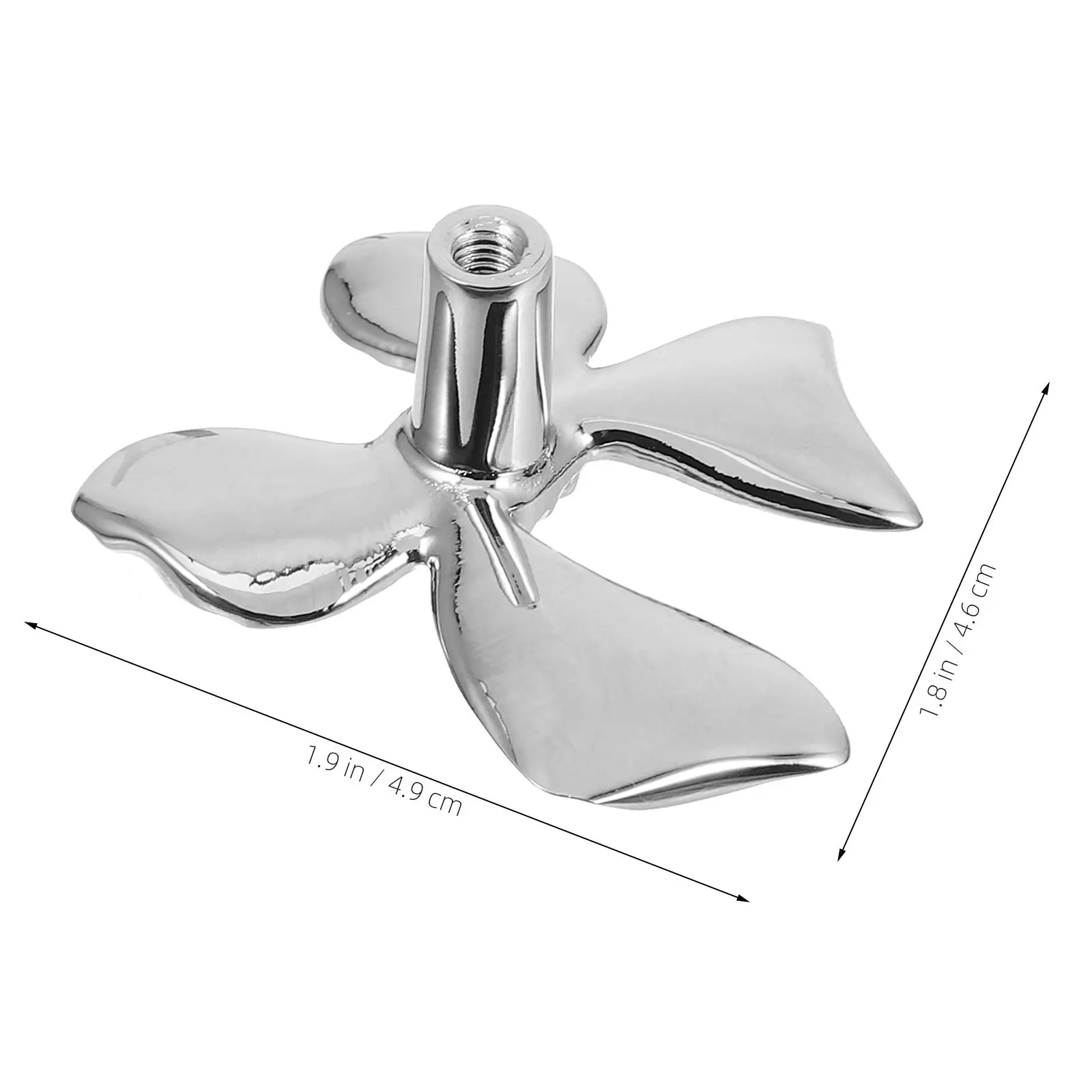 Vintage Bow Dresser Knob Brass Silver Tone Drawer Pull Cabinet Handle Wardrobe Knob Bowknot Shape Rust Resistant Stylish