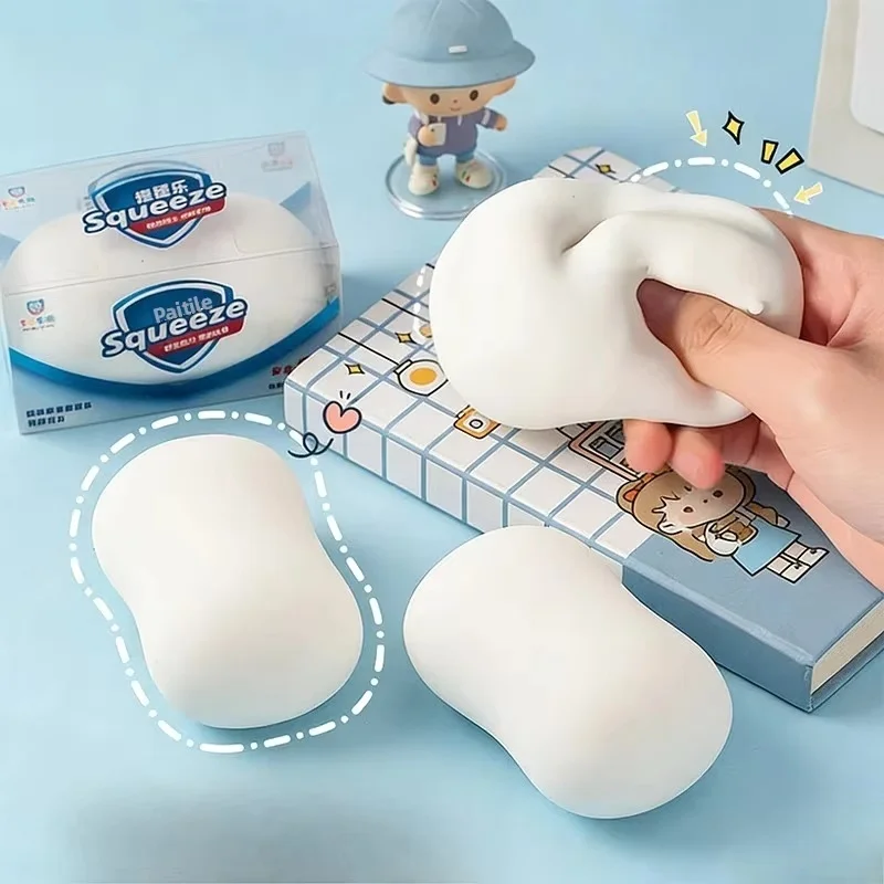 Balle de savon anti-stress, jouet sensoriel à presser, jouet ASMR, blocs ronds à presser, jouets anti-stress pour enfants et adultes