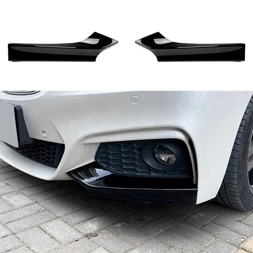 Auto Paraurti Anteriore Splitter per BMW Serie 2 F22 F23 M Sport 2014 2015 2016 2017 2018 2019 Wrap Angolo Diffusore Accessori Auto
