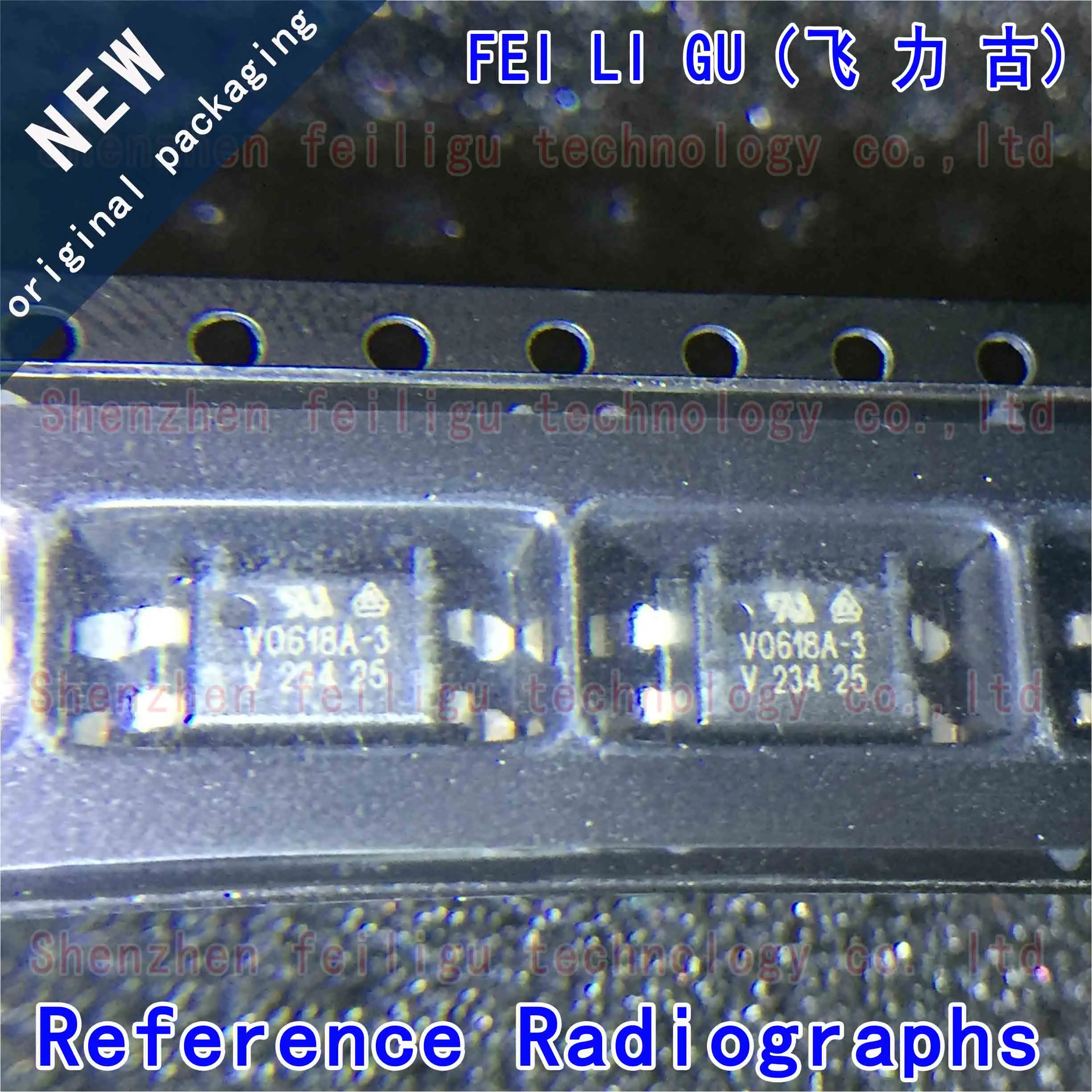 

1~30PCS 100% New original VO618A-3X017T VO618A-3 package:SMD-4P optocoupler-phototransistor output