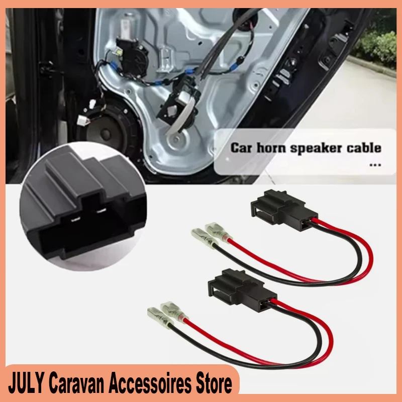 

2PCS Replacement Speaker Adapter Plugs Fit For Audi A1-A8 Q2-Q7 TT & R8 Cable Harness Car Audio Speaker Connector Accessories