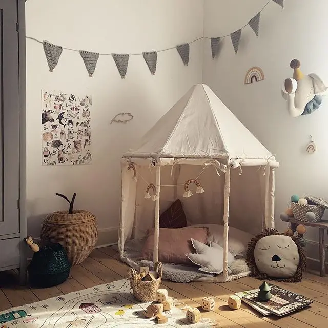 Instagram children\'s tent indoor princess castle girl home toy game house baby sleeping small house